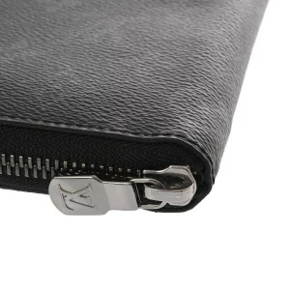 Louis Vuitton Black Black Canvas Eclipse Vertical Wallet Long Zippy Monogram - Picture 6 of 7
